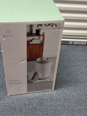 New in box Haven towel warmer